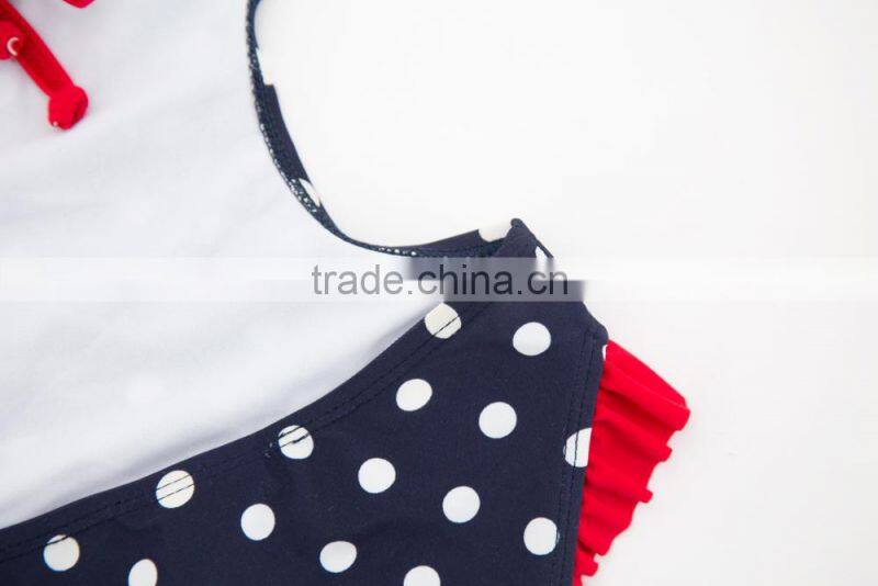 2017 OEM Service One Piece Design Girl Swimwear Kids Beachwear