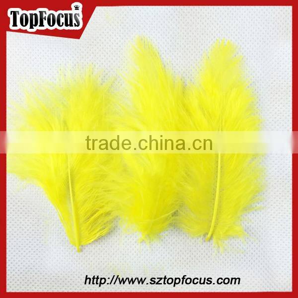 wholesale natural decorative Dyed down turkey feather for sale