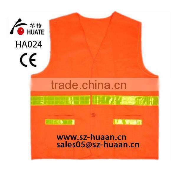 BC01002 Economic High Visibility Lemon Yellow Safety Vest