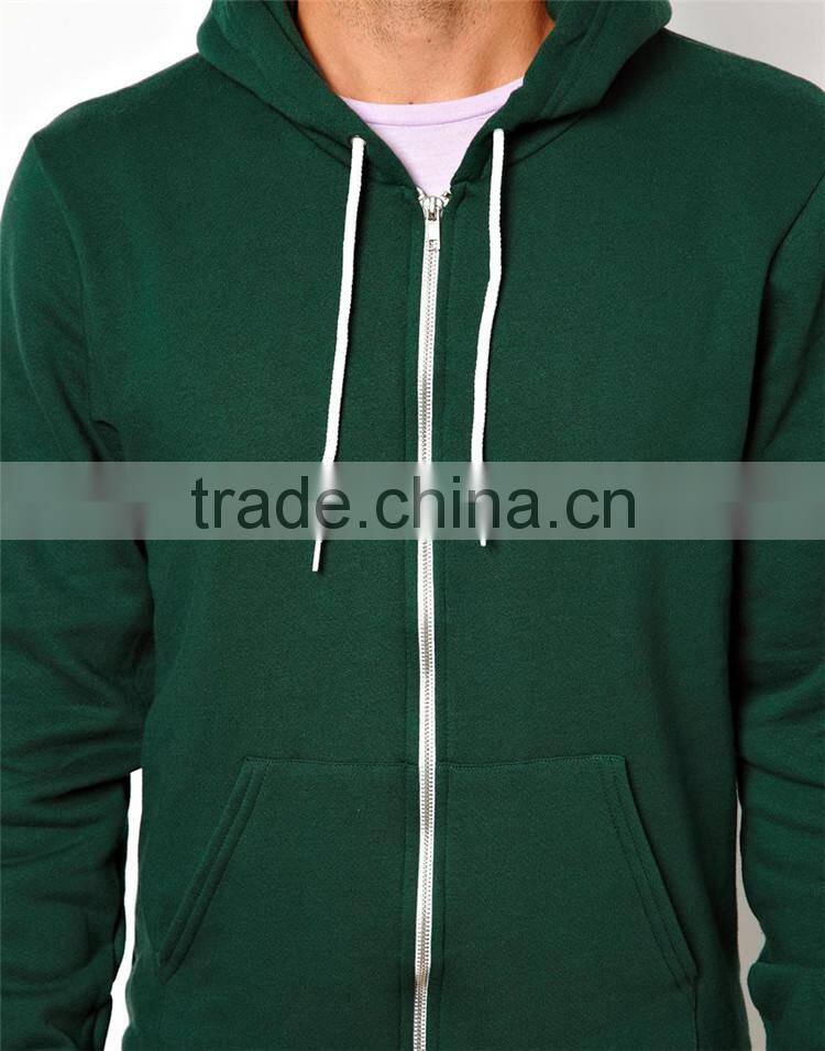 Green Custom Flex Zip Up Hoodie Custom Made Sports Hoodie