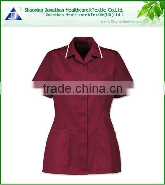 Hospital use nurse women type tunic uniforms