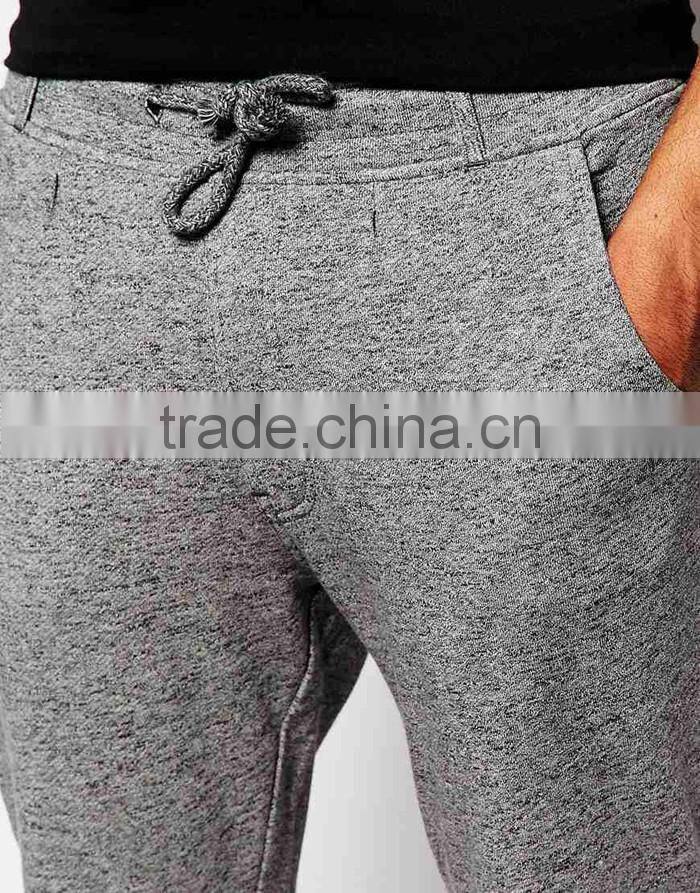 Custom man plain safety jogger with cuffed hem wholesale
