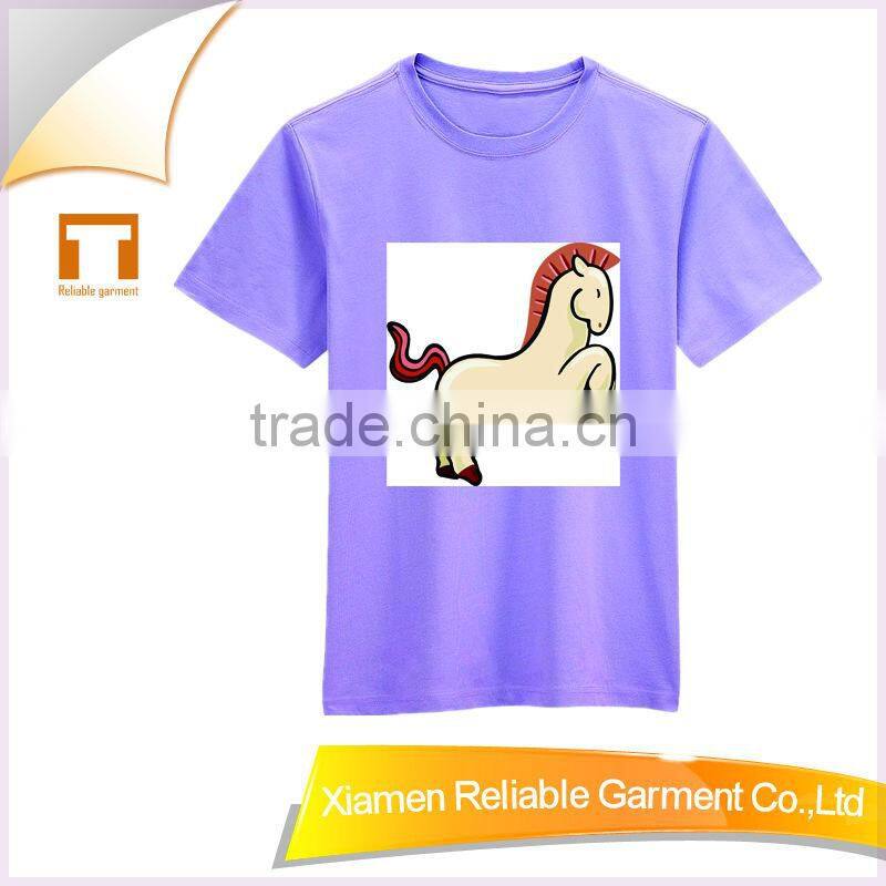 Hot!2016 fashion kids plain t-shirts printing new design