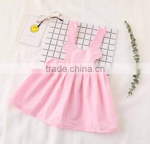 Girls Fancy Cotton Dress Style Fashion Boutique Girl Dress Clothing Halter Clothing