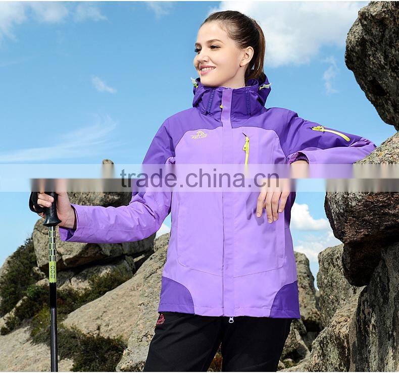 Customized Size Waterproof Breathable High Quality Outdoor Jackets For Women