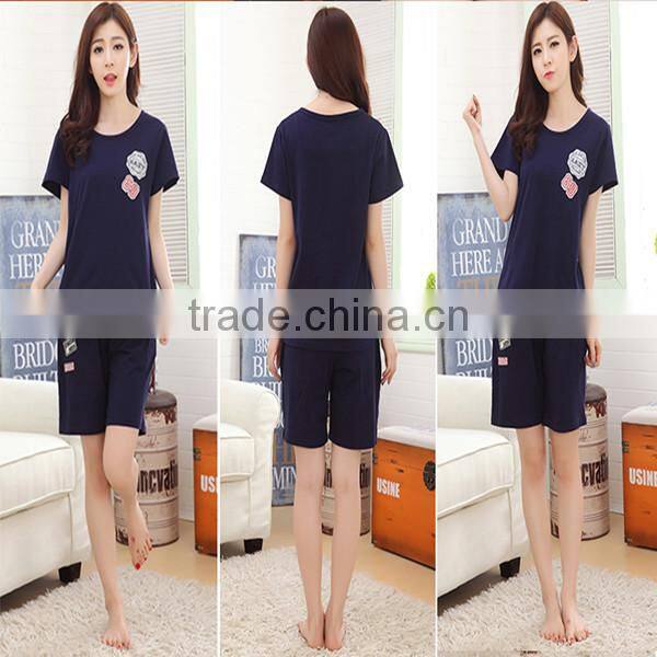 China Supplier Manufacturer 100% Cotton Cute Print Summer Young Girls Nightshirts