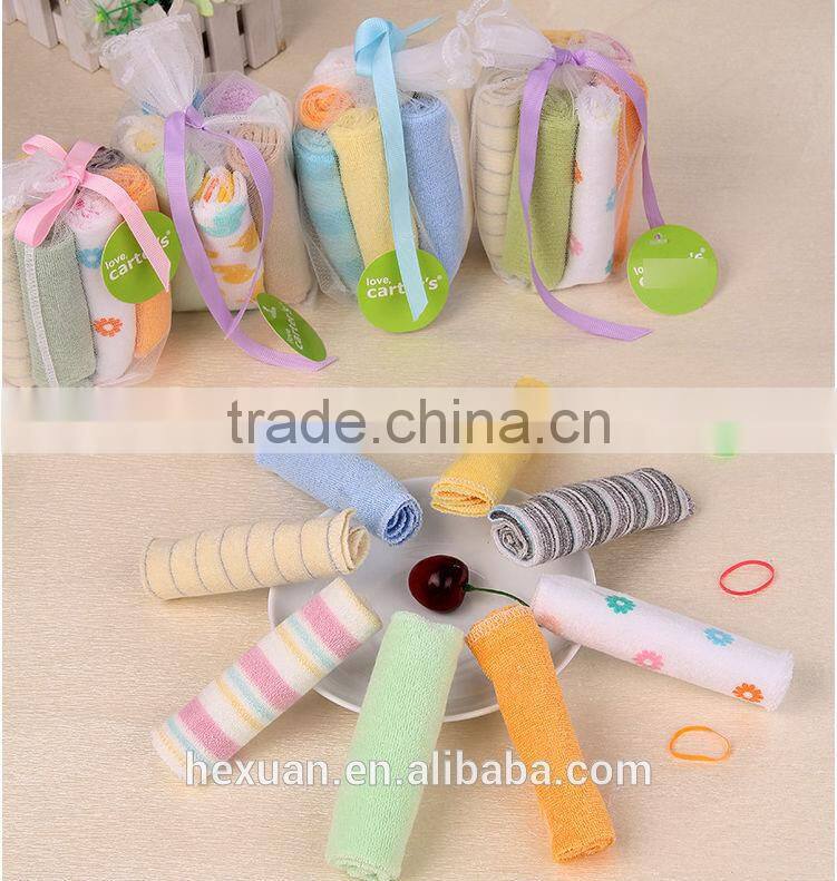 OEM or Stocked, 8pcs gift set, wash handkerchiefs/face cloth/Towel handkerchief