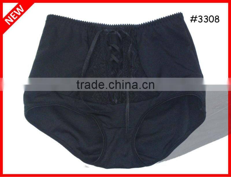 Basic women's girdle with lace up in front