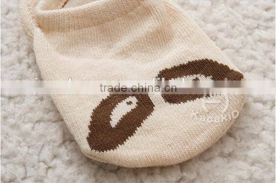 cute animal baby cotton socks, silicone print baby socks
