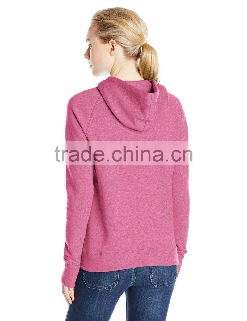 Women's Fleece Cowl Neck Pullover Hoodies With Eyelets