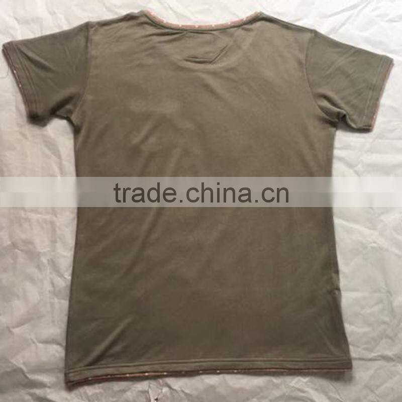 High Quality Designer Patterned Front Pocket T-Shirts for Men