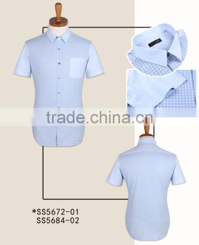 Latest linen/cotton fashion men shirts for summer