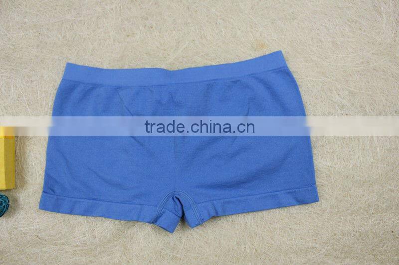 blue carry grain Women seamless underwear boxer short