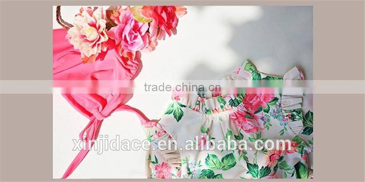 Wholesale High Quality Little Baby Swimsuit Girls Summer Child Swimwear 2pcs