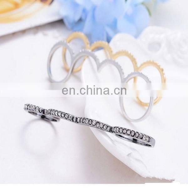 Fashion knuckle four finger ring wholesale jewelry