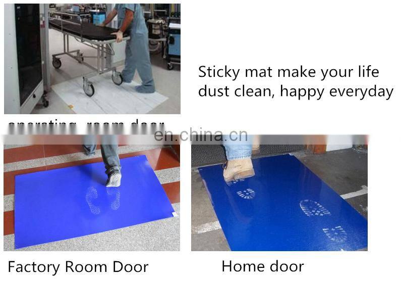 Peel off Sticky decontaminating high quality disposable antistatic cleanroom sticky mat