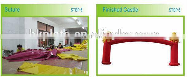 Car race inflatable star & finish arch for large events