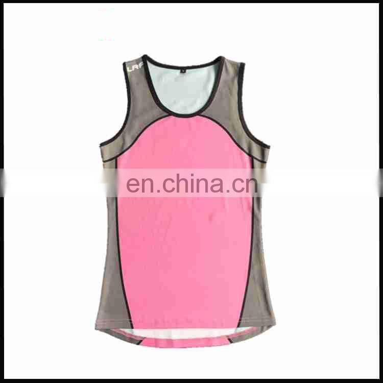 Custom sublimated running singlet for men