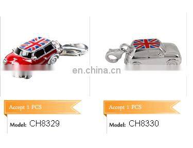 18K Gold Tone Initial Letter Alphabet A-Z Charm with Crystal