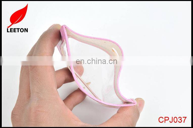 Factory supply good quality leather name ID card holder