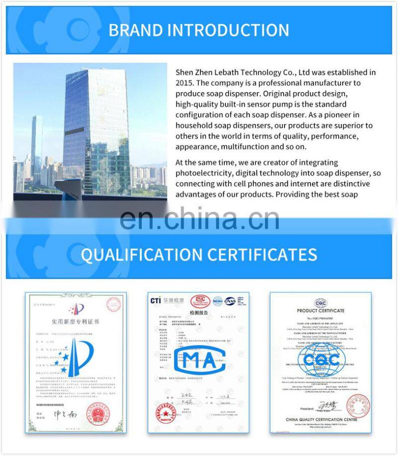 Children-friendly foam sensor hand sanitizer dispenser