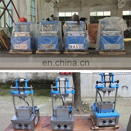 CE Approved Pizza Sugar Cone Egg Waffle Rolling Machinery Ice Cream Cone Making Machine