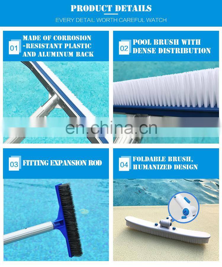 10" Hot Sell Steel Wire Pool Wall Brush