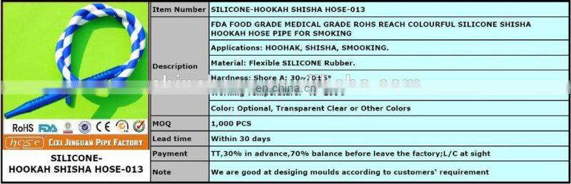 Export England 1.5Meters Food Grade Many Colors Washable Portable Hookah Shisha Pipe Silicone Hose Shisha Silicone Hookah Hose