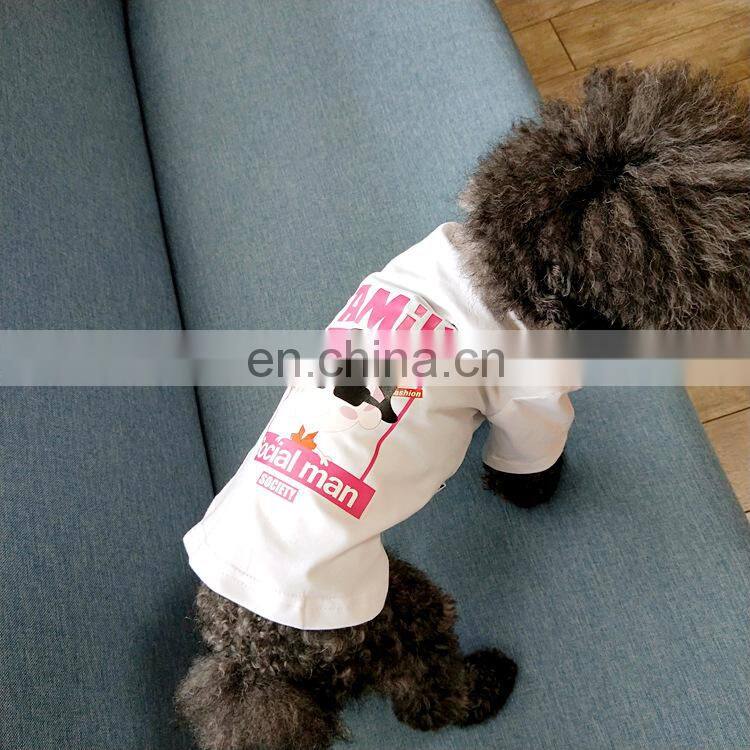 Hot owner dog T Shirts matching dog and human pet clothes