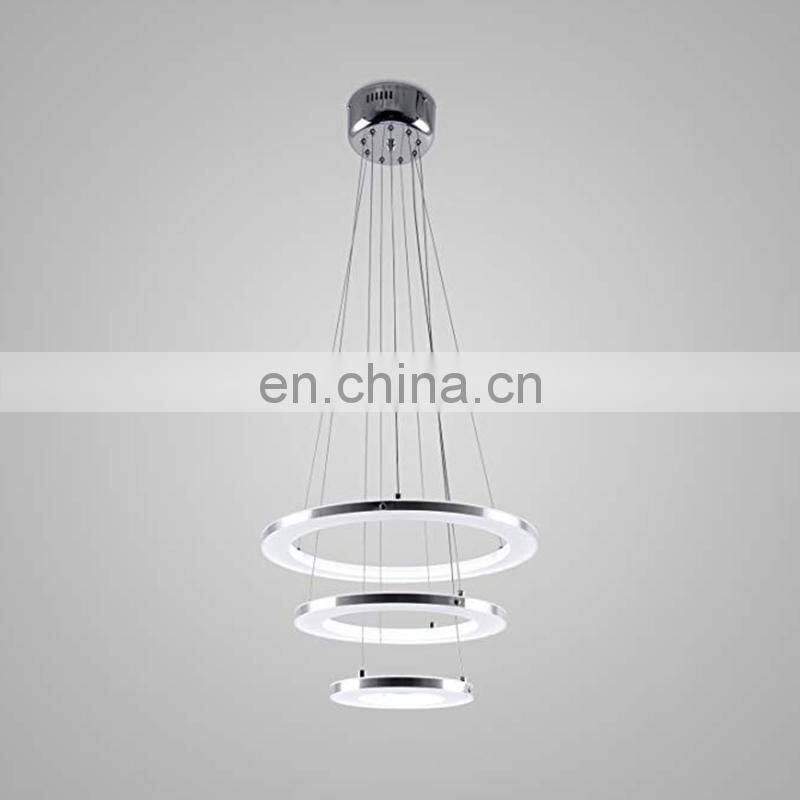 Fashion Duplex Modern Crystal Chandelier LED Restaurant Living Room Luminaire