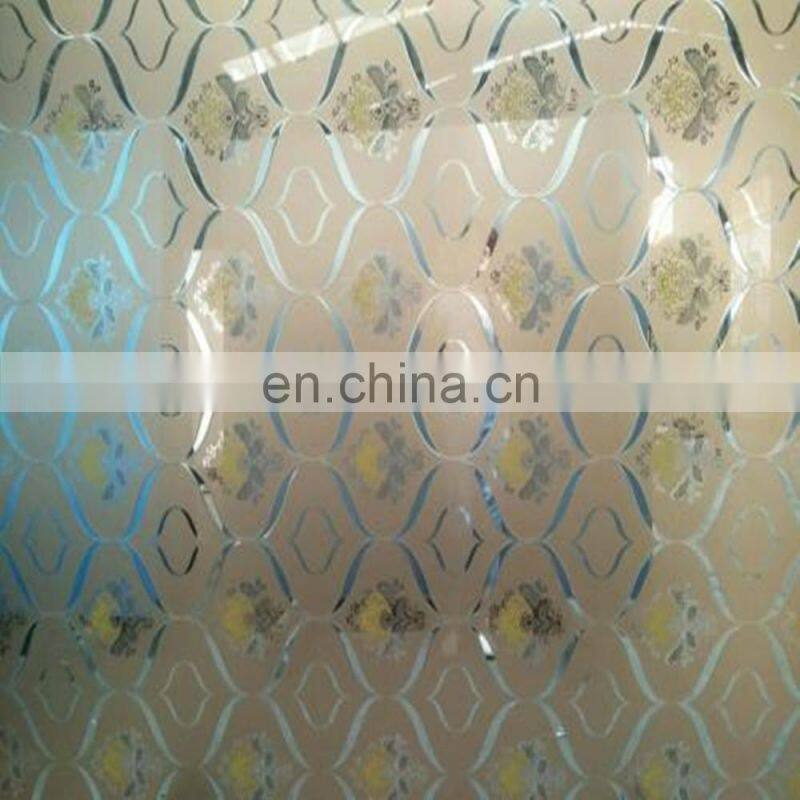 The engraved glass/ engraved crystal decorative patterned glass
