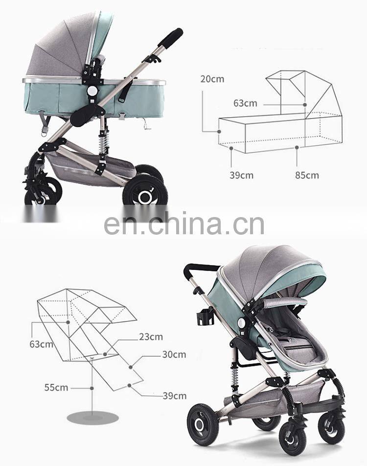 Factory price EN1888 baby stroller pram 3 in 1 travel system