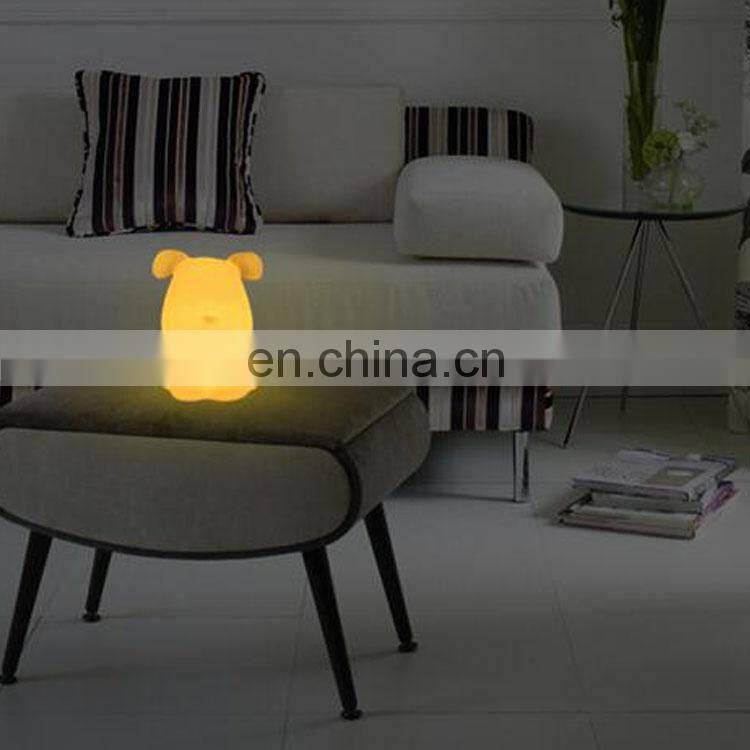 2019 New brightness adjustable remote control LED dog night light for kids children baby