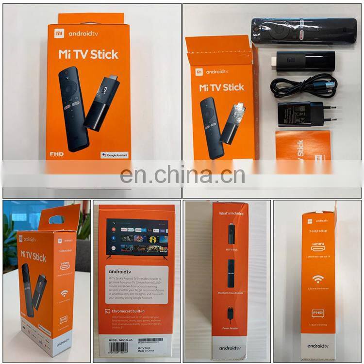 Xiaomi Smart Mi TV Stick EU US Version Google Assistant Netflix Android TV sticks 1080P HD Portable Fire TV Stick