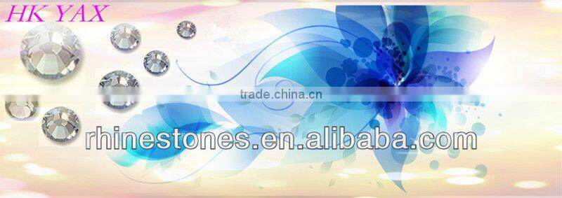 1126C 2mm Korean hot fix iron on flat back pearl white