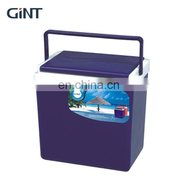 GiNT 8L Wholesale Eco Friendly Hard Cooler EPS Foam Ice Chest Portable Handle Ice Cooler Boxes