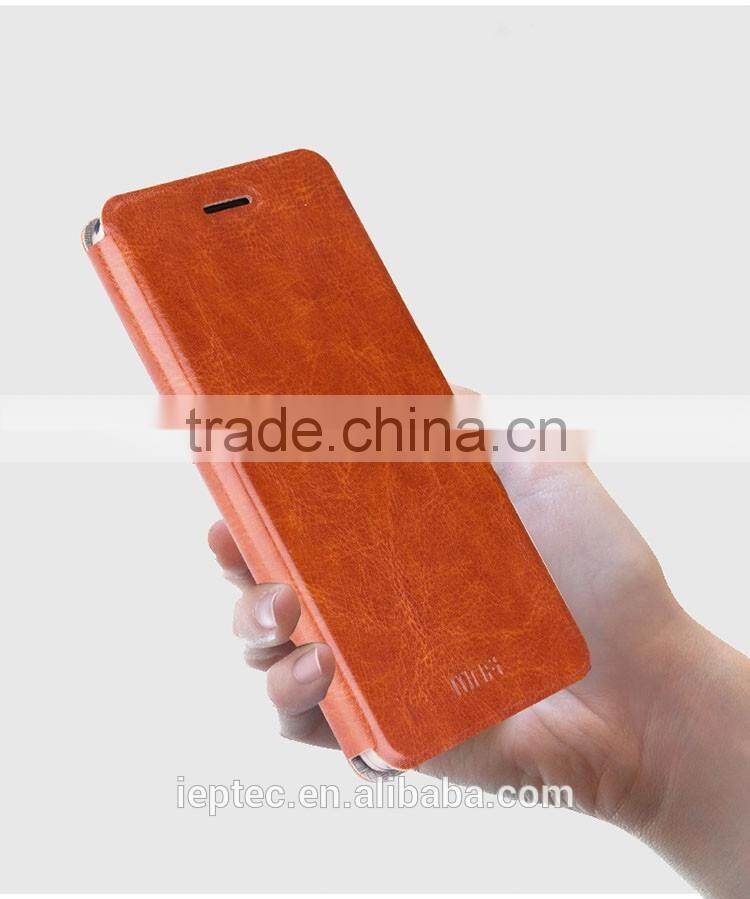 MOFi Luxury Phone Cases Cover for XiaoMi Mi4C, Retro PU Leather Flip Style Phone Cases