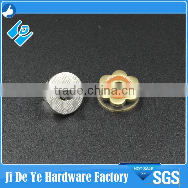 quincunx thin brass nickel magnetic button