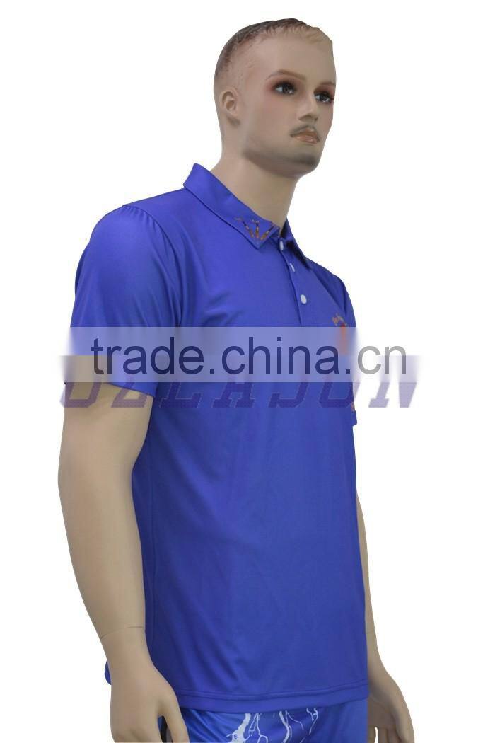 2016 Latest men's football polo shirt design