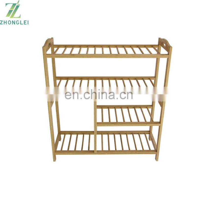 Hot-selling handmade Bamboo Shoes Storage Shelf Rack Top Quality