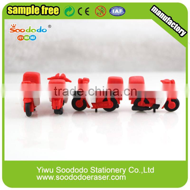 Cool Postal motorcycle shape eraser