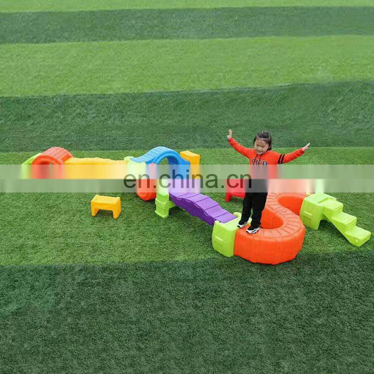 Children Garden Outdoor Big Plastic Balance Bridge