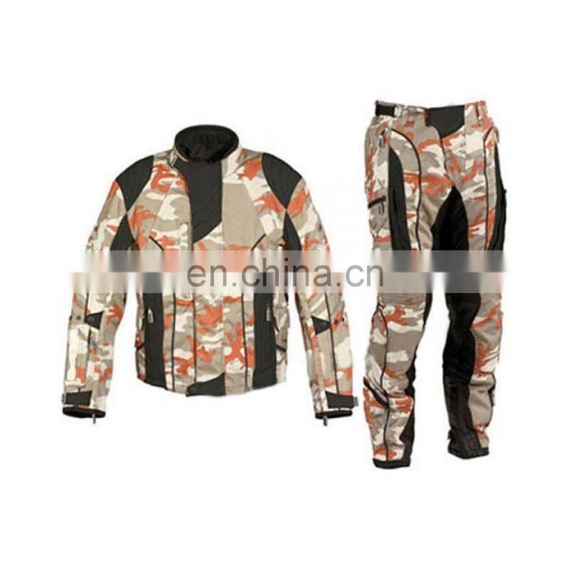 Custom Design Cordura Waterproof Racing Motorcycle Motorbike Suit Jacket & Pant