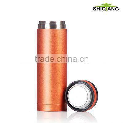 300ml stainless steel vacuum bottles with color finishing