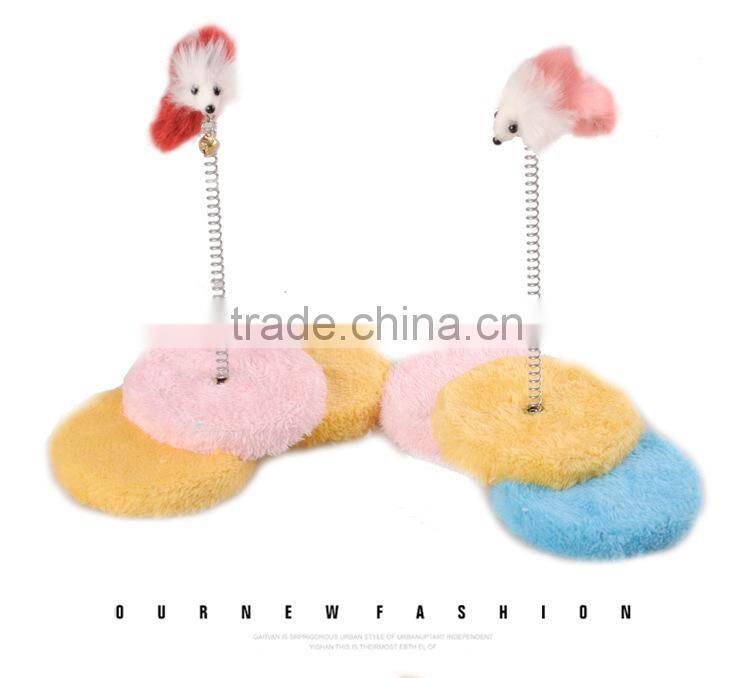 Wholesale Good quality durabale colorful canvas duck frog and squirrel animal printed dog frisbee