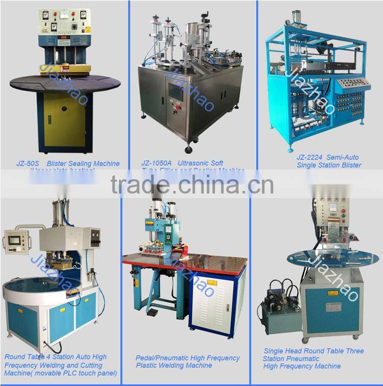 Machining transparent PVC plastic Cosmetic Packaging Bags with side gusset