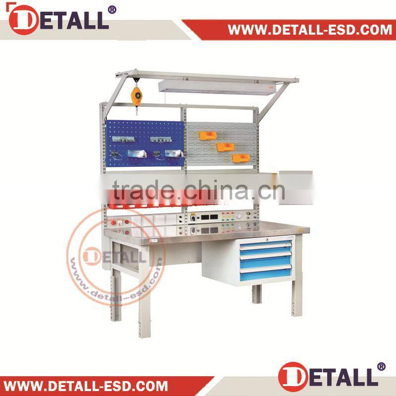 Detall stainless steel work bench with drawer