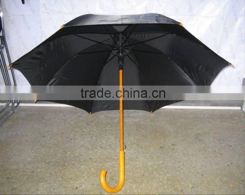 wooden shaft and wooden handle umbrella