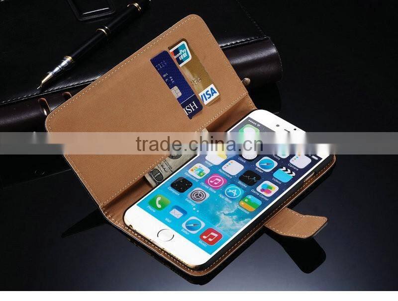 Cheap price personalized protective cell phone case leather bag for Iphone 6 6S
