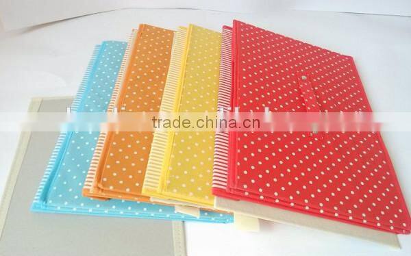 Red Canvas storage container with Lid